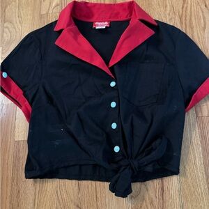 Coca Cola Red and Black Apparel Tag